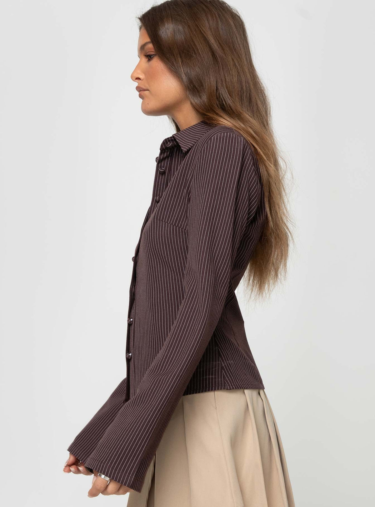 JESS PINSTRIPE BLOUSE | Amari Sydney