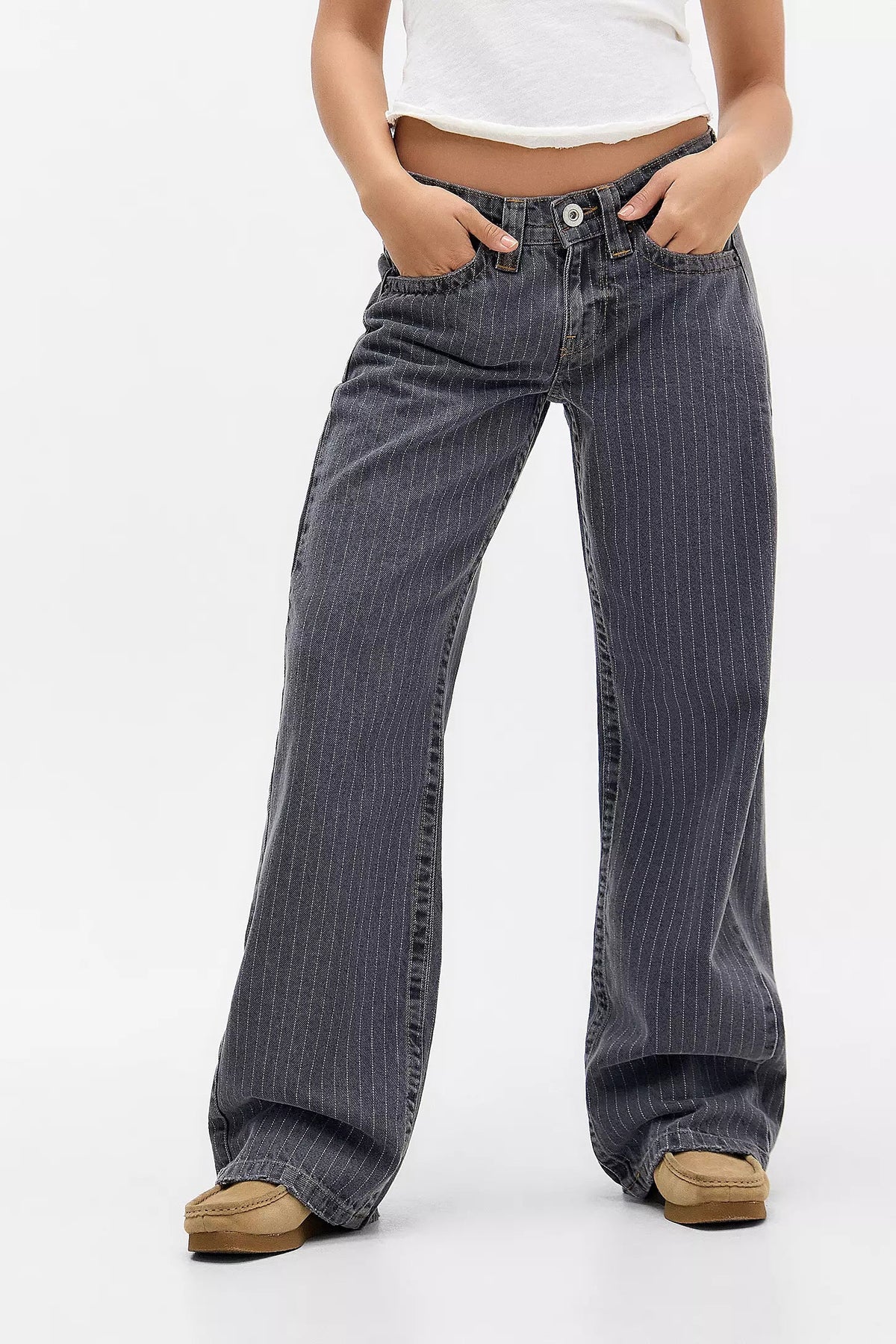 Emma Pinstripe Jeans | Amari Sydney