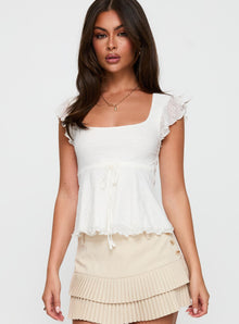 ELANOR FRILL TOP | Amari Sydney