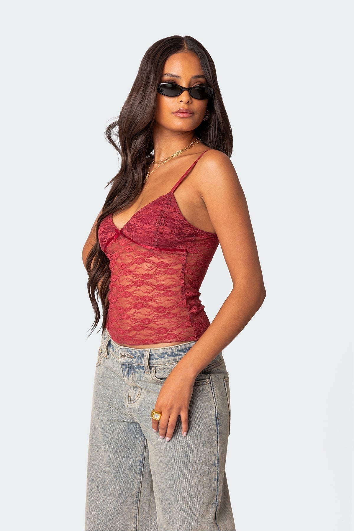 AZALEA SHEER LACE TOP | Amari Sydney