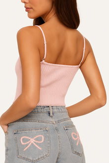 Elisa Relaxed Bow Jeans | Amari Sydney