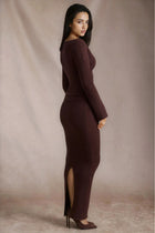 Anise Ribbed Maxi Skirt Set | Amari Sydney