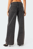 Raelynn Washed Low Rise Jeans | Amari Sydney