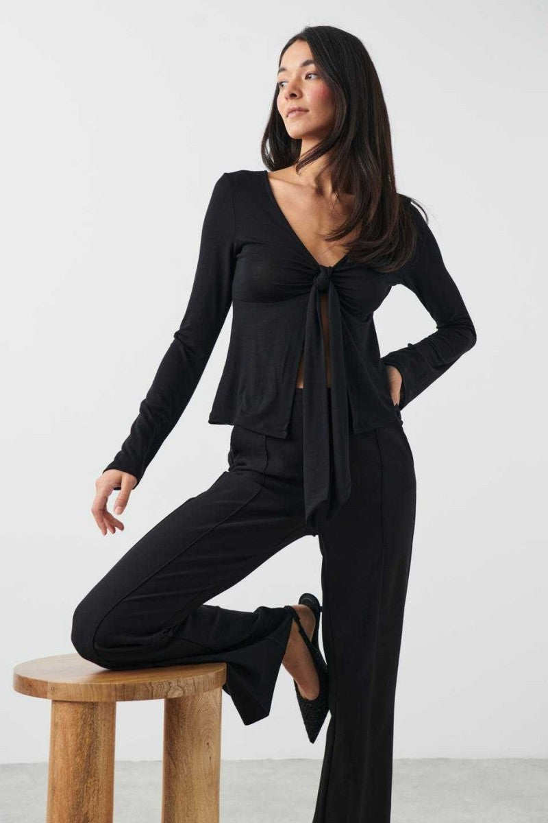 JESSALYN KNOT TIE TOP | Amari Sydney
