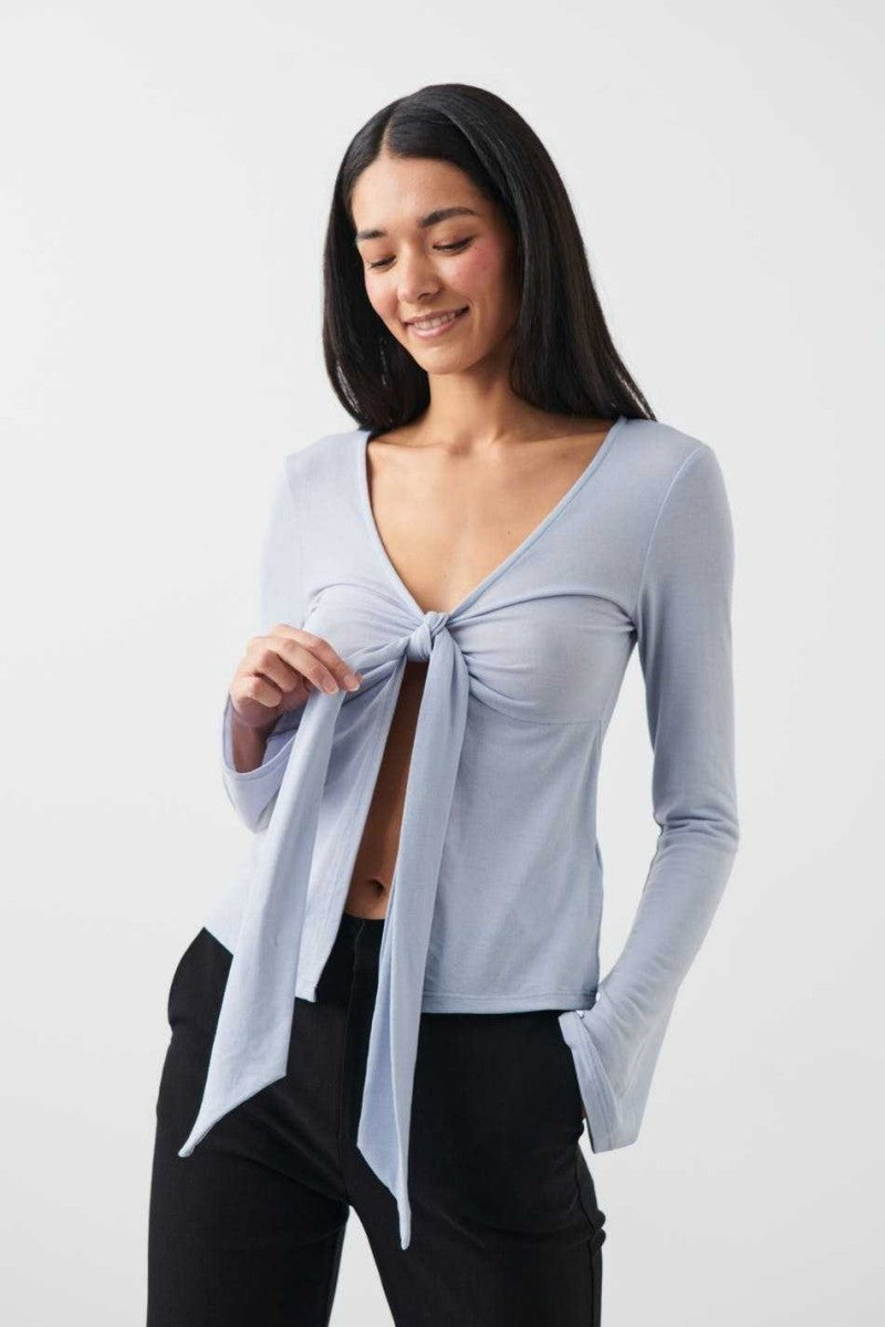 JESSALYN KNOT TIE TOP | Amari Sydney