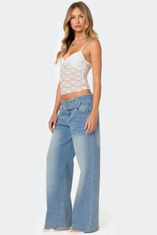 AZALEA SHEER LACE TOP | Amari Sydney
