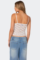 AZALEA SHEER LACE TOP | Amari Sydney