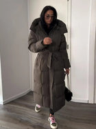 Women's Hooded Long Puffer Coat