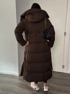 Women's Hooded Long Puffer Coat