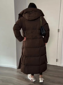 Women's Hooded Long Puffer Coat
