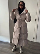Women's Hooded Long Puffer Coat