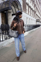 Brown Seude Zip Jacket