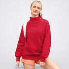 Oversized Mock Neck Sweatshirt | Amari Sydney