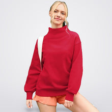 Oversized Mock Neck Sweatshirt | Amari Sydney