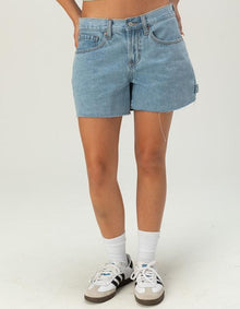 The Amari Baggy Denim Shorts - Relaxed Fit & Hardware Detail | Amari Sydney