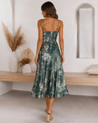 The Dreamers Midi Dress - Back View with Adjustable Straps Amari Sydney