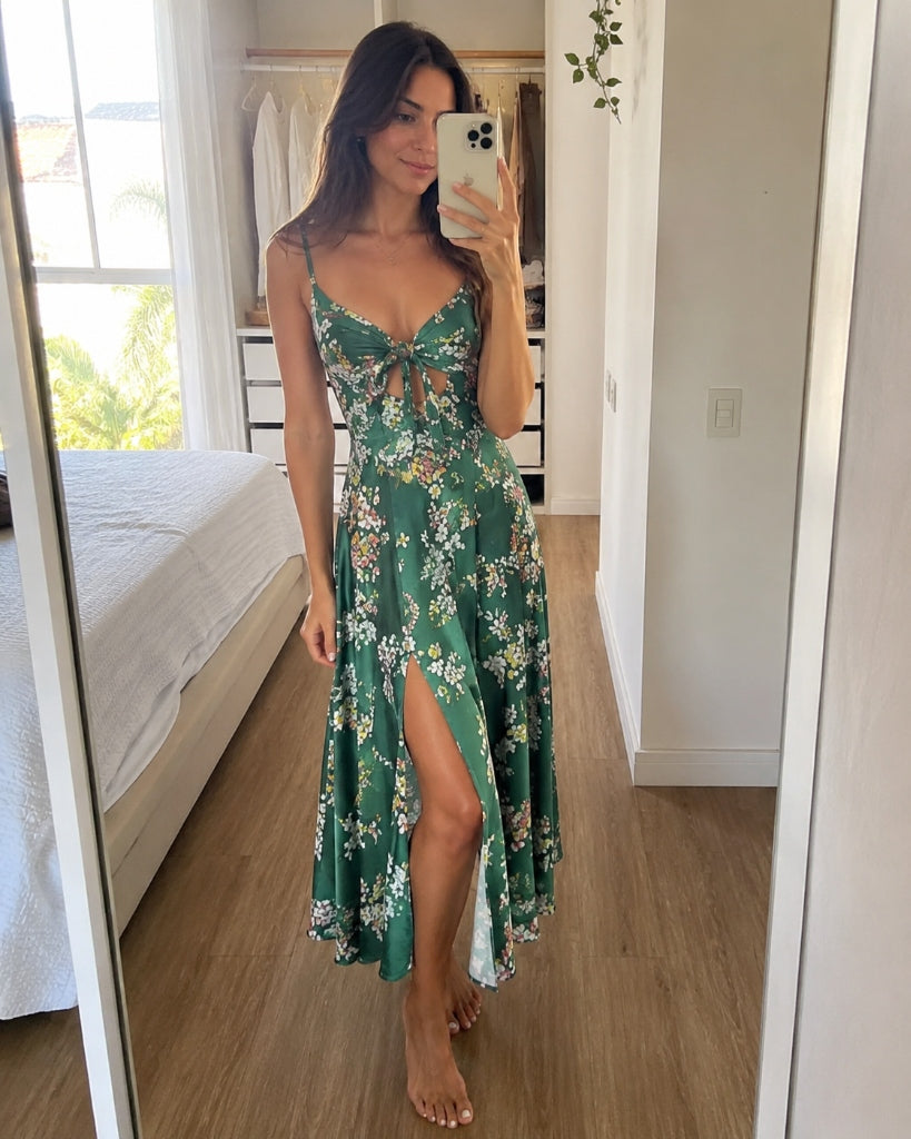 Customer Review Mirror Selfie - The Dreamers Midi Dress Amari Sydney
