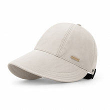 Women Wide Brim Sun Visor Hat in Beige Amari Sydney