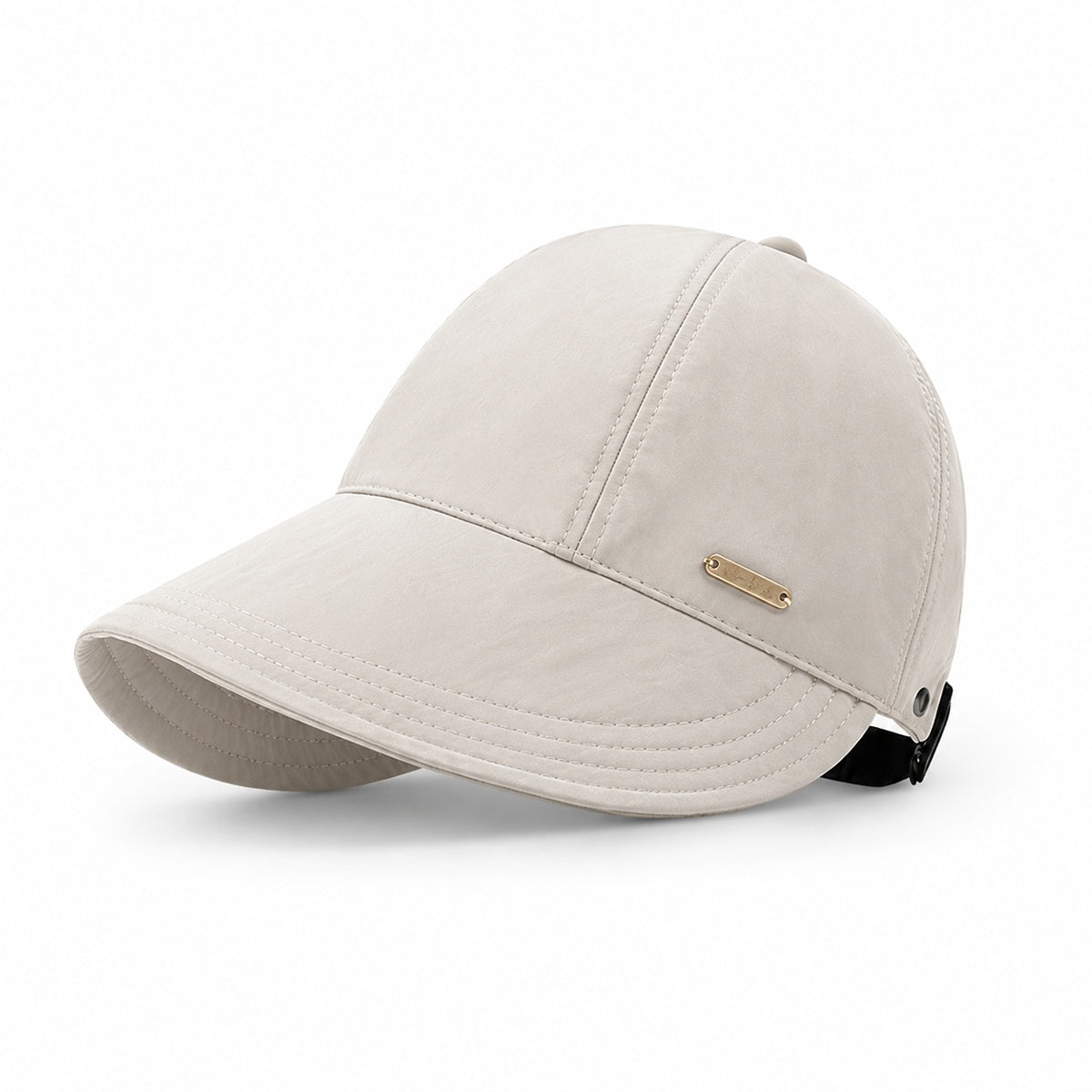 Women Wide Brim Sun Visor Hat in Beige Amari Sydney