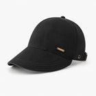 Women Wide Brim Sun Visor Hat in Black Amari Sydney