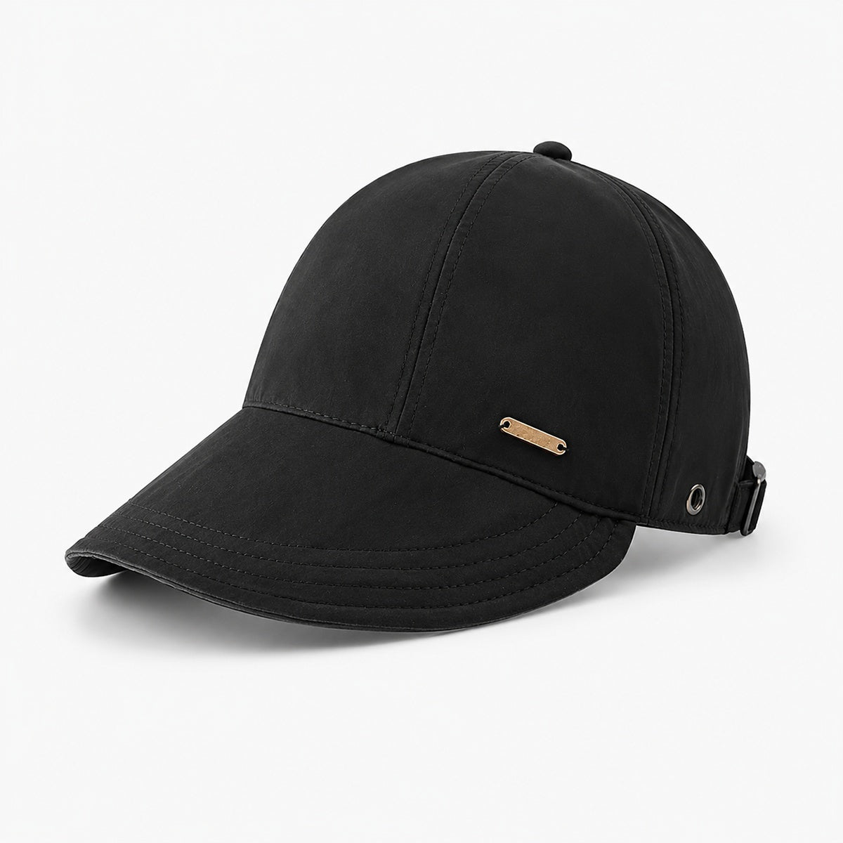 Women Wide Brim Sun Visor Hat in Black Amari Sydney