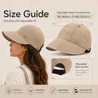Women Wide Brim Sun Visor Hat - Size Guide & UPF 50 Protection Amari Sydney