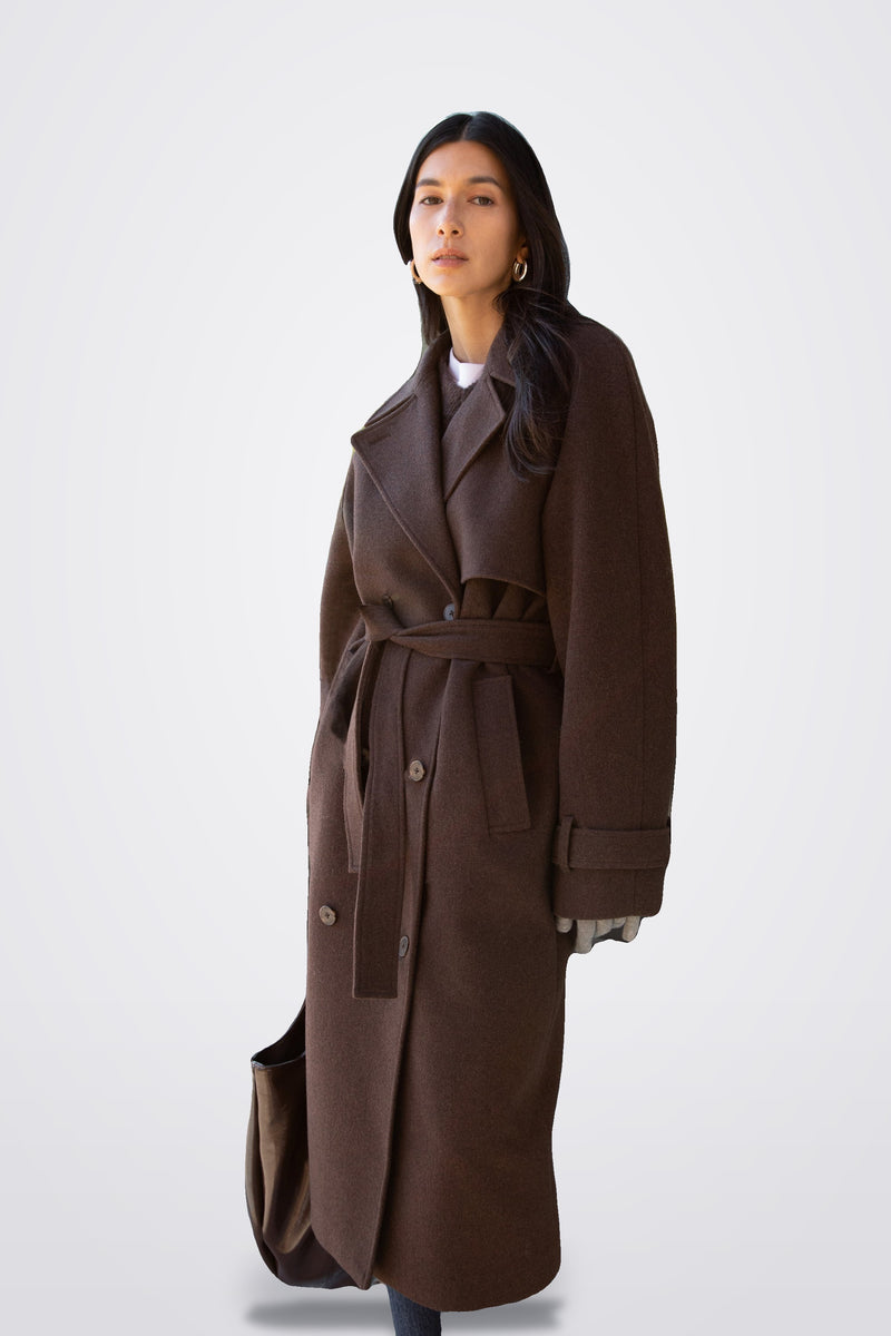 WOOL - Trench Coat Front View | Amari Sydney